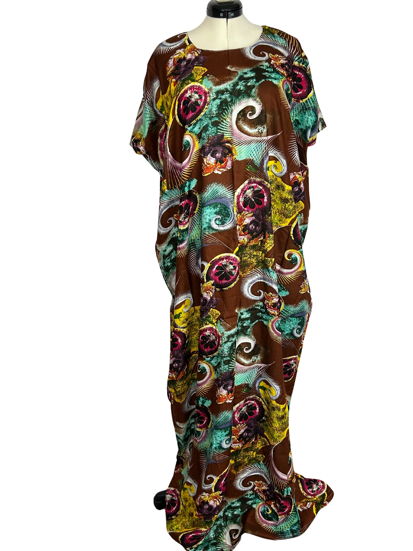 Tropical Mosaic Kaftan